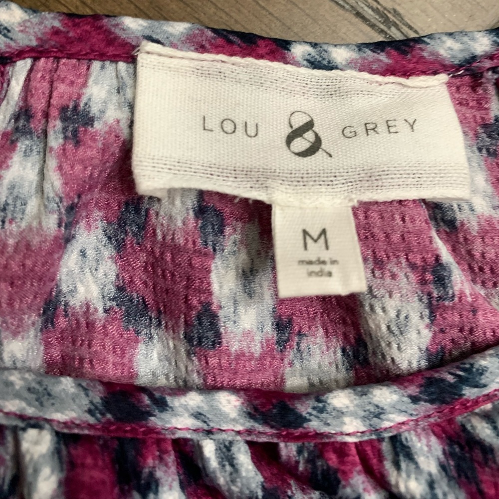 Lou & Grey purple and gray top - Picture 11 of 12